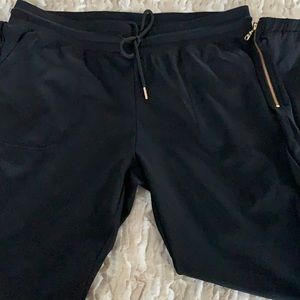 Zyia peak zipper joggers, never worn, missing tags